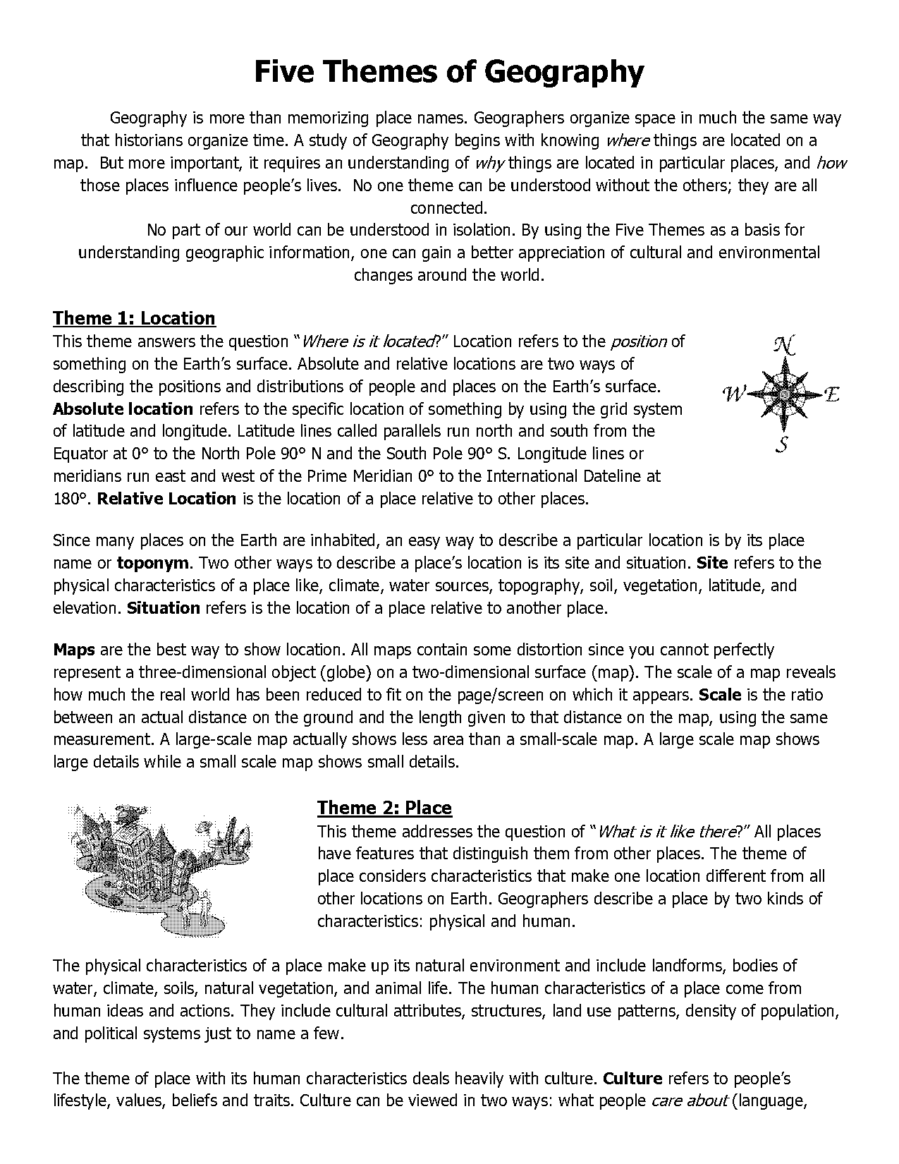 environmental possibilism real world example